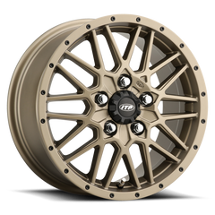 ITP Hurricane 14x7 / 4x156 BP / 4+3 Offset Bronze Wheel 1428638729B
