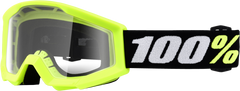 100-PERCENT STRATA MINI GOGGLE YELLOW CLEAR LENS