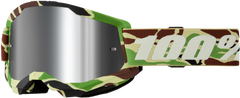 100-PERCENT STRATA 2 GOGGLE WAR CAMO MIRROR SILVER LENS