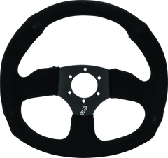 DragonFire Racing Steering Wheels - D-shaped- Suede- Iron Series- 0in offset 522342