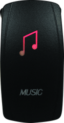 DragonFire Racing Lighted Switch Music On/Off Red 521380