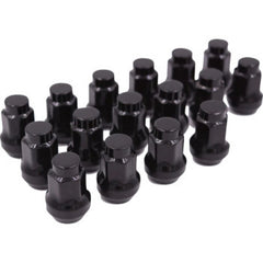 Raceline Conical Lug Nuts - 3/8in-24 - 16 Pack - Black RLUG-BX13B