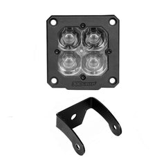 XKGLOW XK Glow Flush Mount XKchrome 20w LED Cube Light w/ RGB Accent Light Kit w/ Controller- Fog Beam 2pc XK065002-FO-KIT