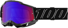100-PERCENT ACCURI 2 GOGGLE BLACKLINE MIRROR RED/BLUE LENS