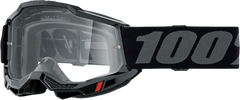 100-PERCENT ACCURI 2 GOGGLE BLACK CLEAR LENS