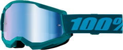 100-PERCENT STRATA 2 GOGGLE STONE W/BLUE MIRROR LENS