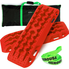Rhino USA Recovery Traction Boards - Red (Pair) RG-TB42X13-RED
