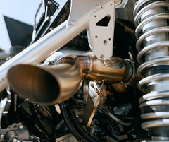 EVP Can Am Maverick X3 3" Bazooka Race Pipe with Bullet Muffler Exhaust