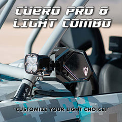 Chupacabra Cuero Pro Mirror Light Combo in Black