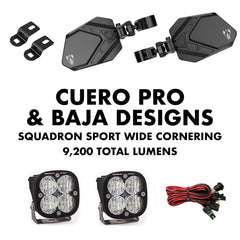 Chupacabra Cuero Pro Mirror Light Combo in Black