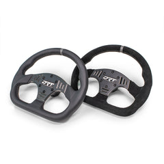 DRT 330mm D-Shape Steering Wheel - Leather