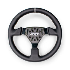 DRT 330mm Round Steering Wheel - Leather