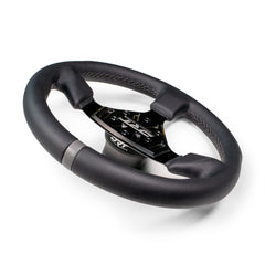 DRT 330mm Round Steering Wheel - Leather
