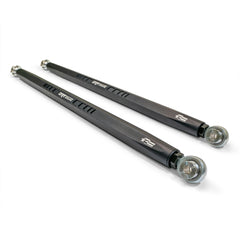 DRT Straight Hex Bar Radius Rod Set, Black - Polaris Pro/Turbo R Platform