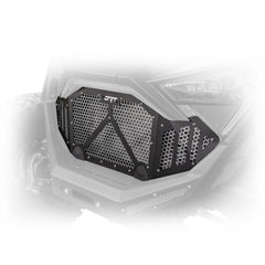 DRT Polaris Pro R / Turbo R 2022-2024 Aluminum Front Grill - Black