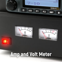 Rugged Desktop Power Supply and Cabinet for Rugged Mobile Radios