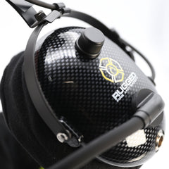 Rugged FHS Over-The-Head Fire Safety Industrial Headset - With Mic On/Off Button / For David Clark / Sigtronics / Avcomm