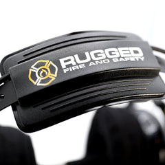 Rugged FHS Over-The-Head Fire Safety Industrial Headset - No Buttons / For Rugged / Firecom