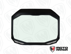 Moto Armor Maverick "R" Vented Glass Windshield with Wipers