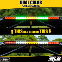 RLB Motorsports Polaris RZR LED Chase Light - Dual Color (GREEN/WHITE)