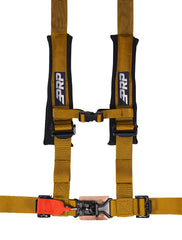 PRP 4.2 Harness with Latch and Link Lap Belt, Gold SB4.2LL-GO