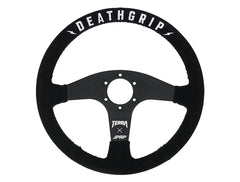 PRP Terra Crew Death Grip Flat Steering Wheel, Suede TERRAG245
