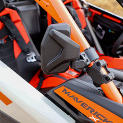 Chupacabra Offroad Rear View Side Mirror for UTV (Pack of 2) For 1.6" - 2" Roll Cage Bar