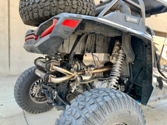 Trinity Racing SIDE PIECE Header Pipe with Electronic Cutout - RZR Turbo