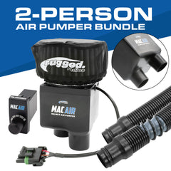 Rugged MAC Air 2-Person Helmet Air Pumper (Bundle)