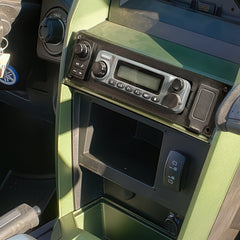 Rugged Yamaha Wolverine RMAX Mount for Mobile Radio and Rocker Switches - GMR25 / ABM25 / RM-25WP