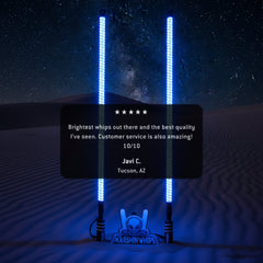 V2 Black Out LED Whip Set: The Ultimate Stealth