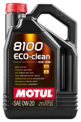 Motul 8100 ECO-CLEAN 0W20 4X5L Engine Oil 108862