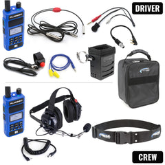 Rugged NASCAR Driver and Crew Chief Racing Kit with R1 Radios