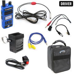 Rugged NASCAR Driver Only Racing Communication Kit with R1 Radio