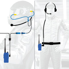 RUGGED Wired Driver and Crew Chief Racing Kit with R1 Radios