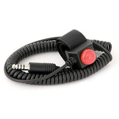 Rugged Quick Disconnect Push to Talk Buttons - Velcro Mount Quick Disconnect PTT