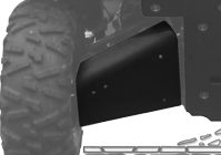 Factory UTV Yamaha Wolverine R-Spec UHMW A-Arm Guards