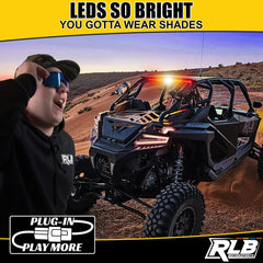 RLB Motorsports 2016-2018 Polaris RZR XP1000/ XP1000 Turbo Chase Light - San Felipe (Amber/White)