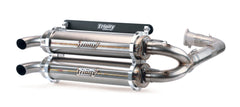 Trinity Racing RZR TURBO / S EXHAUST - STAINLESS STEEL - FULL SYSTEM