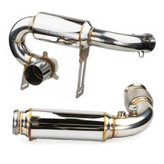 RPM X3 FULL 3" Exhaust Monster Core Muffler & Mid Pipe Can Am Maverick X3 Turbo, R, & RR 2017-2026