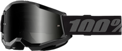 100-PERCENT STRATA 2 SAND GOGGLE BLACK SMOKE LENS