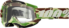 100-PERCENT STRATA 2 GOGGLE WAR CAMO CLEAR LENS