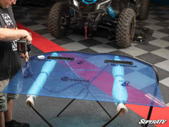 SUPERATV Polaris RZR XP Turbo S Custom Cage Windshield Kit