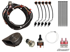 SUPERATV Can-Am Defender Plug & Play Turn Signal Kit with Toggle Switch and Dash Horn
