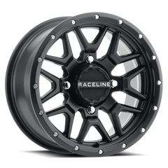 Raceline A94B Krank 14x7in / 4x156 BP / 10mm Offset / 132.5mm Bore - Satin Black Wheel A94B-47056+10
