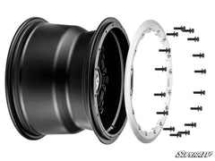 SUPERATV Standard XT Warrior Tires 30x10x14 on 14x10 Healy Lock Series Beadlock Wheels 4/137 Pattern