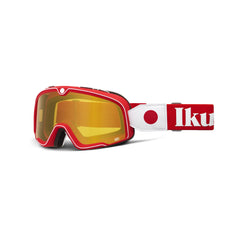 100-PERCENT BARSTOW GOGGLE TEAM IKUZAWA MIRROR RED LENS