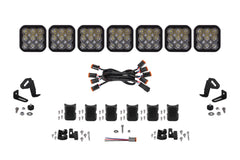 Diode Dynamics SS5 Pro Universal CrossLink 7-Pod Lightbar White Driving DD7258
