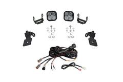 Diode Dynamics Polaris RZR A-Pillar LED Pod Kit, SS3 Pro White Combo DD7637