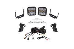 Diode Dynamics Polaris RZR A-Pillar LED Pod Kit, SS5 Sport White Combo DD7639